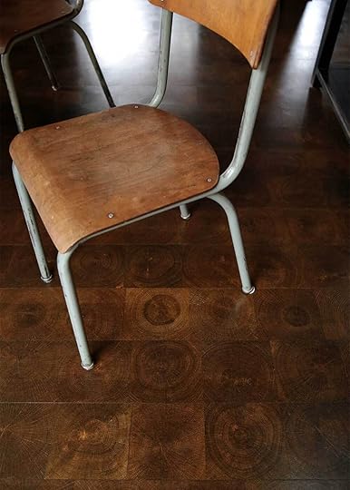 Kaswell End Grain flooring at the minne stuga cabin by Melissa Coleman