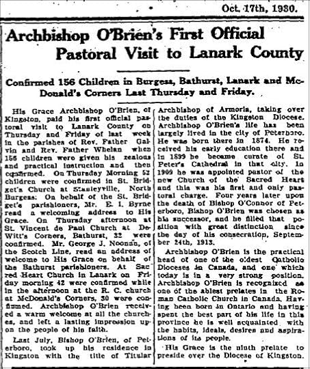 ArchbishopannouncementPerthCourierOCt171930p6