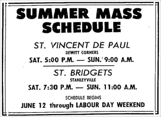June 8, 1983 - Summer Schedule