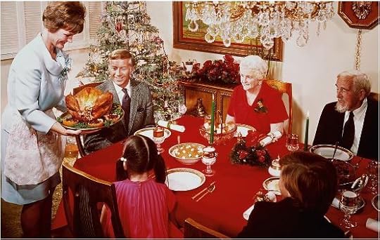 Christmas dinner with family