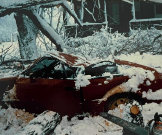 Merry Christmas - a smashed brand new car!