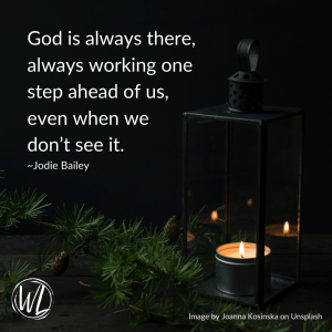 God is working graphic