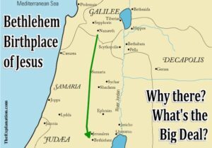 Bethlehem, Birthplace of Jesus Christ. Why there of all places?