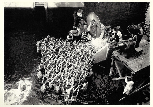 Fritz Lang at the set Metropolis (1926)