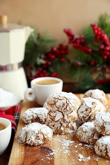 Gingerbread Ricciarelli (Chewy Italian Almond Flour Cookies)