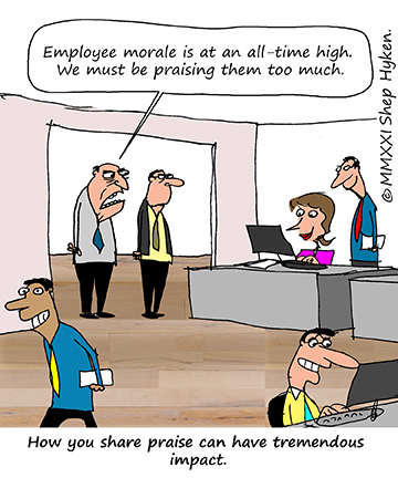 Praise Impacts Employee Morale