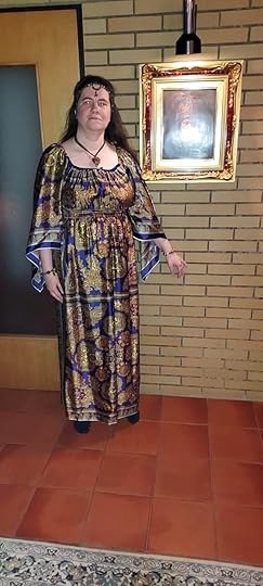 Cora in Hugo gown