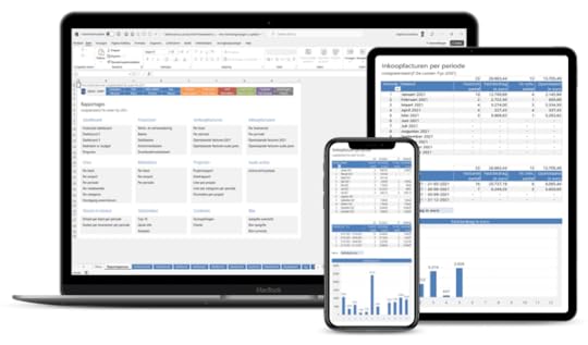 Boekhouden in Excel 8.0 met 12 nieuwe rapportages