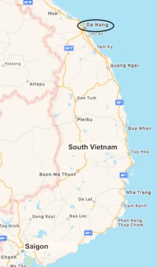 Map of South Vietnam showing Da Nang