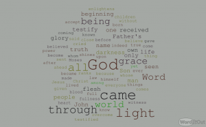 children's sermon on John 1:1-18
