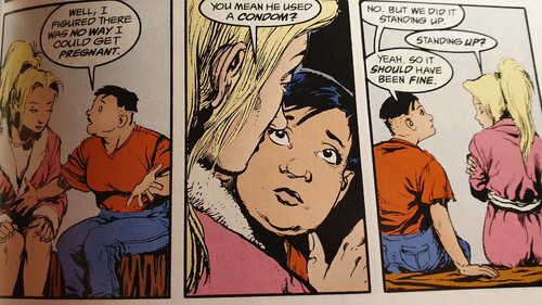 we did it standing up