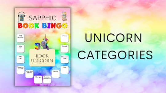 Sapphic Book Bingo_Unicorn categories