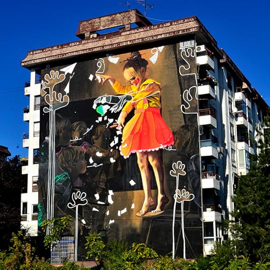 I am Akiko | Ja sam Akiko mural, Donji Dorćol, Beograd, Srbija, 2019, by Pijanista