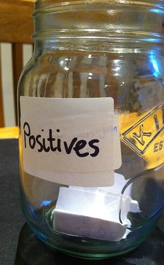 Focus on the positive experiences and be thankful