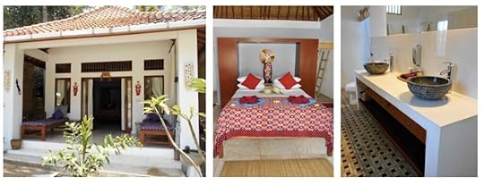 On Gili Meno our bungalow was luxurious and the resort’s swimming pool was fabulous 