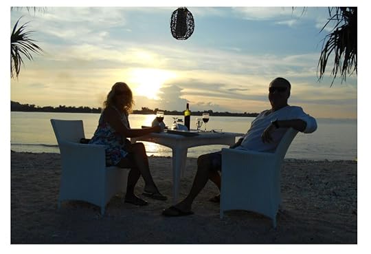 Sunset dinner on Gili Meno