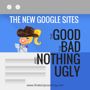 new google sites: the good the bad and nothing ugly
