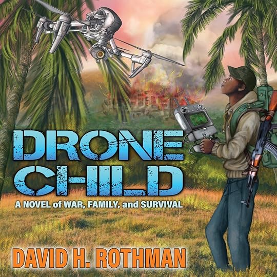 Drone Child novel. Lemba with one of his drones.