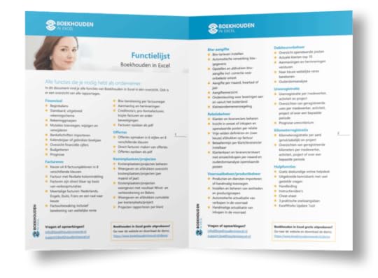 Functies Boekhouden in Excel
