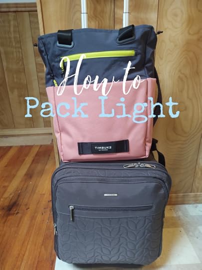 I'm on my first trip of 2022. We'll be gone for 4 days and I challenged myself to pack everything in a small carry-on I bought for solo trips.