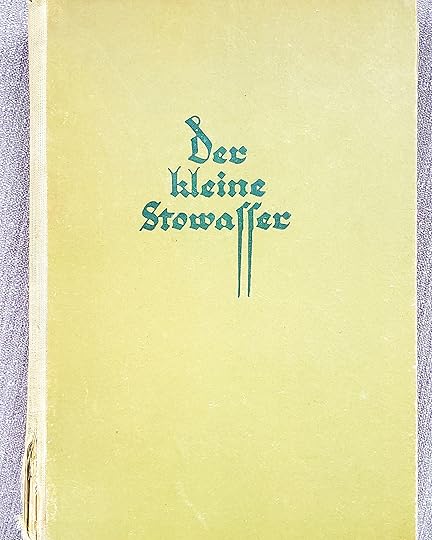 yellowed title page of Latin-German Stowasser dictionary