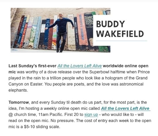 Image from Buddy's Instagram