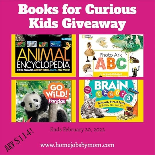 Books for Curious Kids Giveaway (Ends 2/20) @NGKidsBks