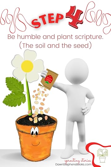 new year new goal step 4 means you are humble and you have Bible verses to support you