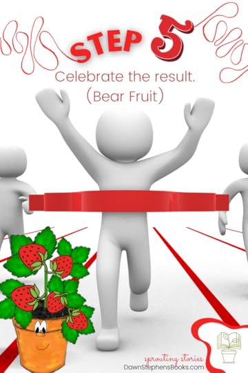 new year new goal step 5 is to celebrate the results