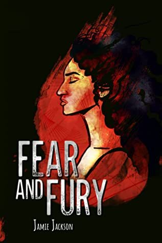 book cover of 'fear and fury'; a drawing of a woman with her eyes shut. book cover of the 13th zodiac; a gun in the ground against a starry background. the hidden king book cover; flames in the shape of a crown over a Celtic symbol.