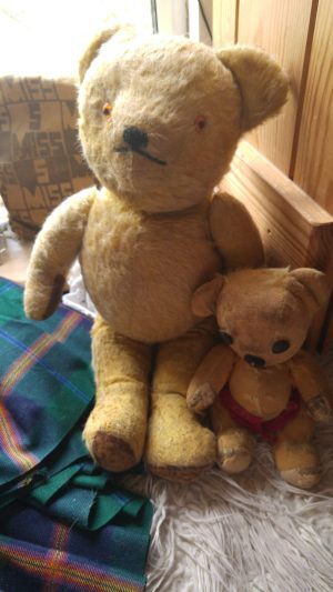 photo of two teddy bears