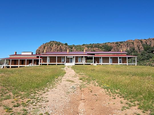 Photo of exterior of hospital at Fort Davis National Historic Site.