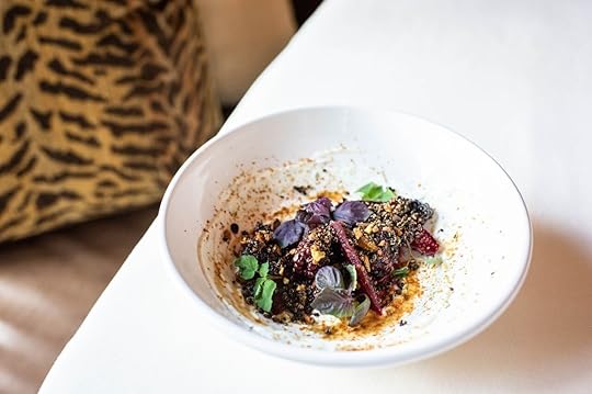 Dish at Blackberry Farm at one of their food health retreats 