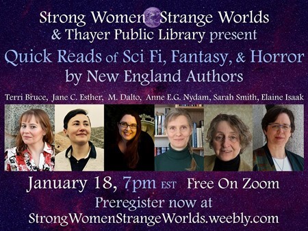 Strong Women Strange Worlds Virtual Reading 1/18/22