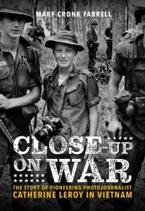 close-up on war book cover