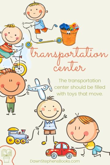 transportation center is filled with toys that move