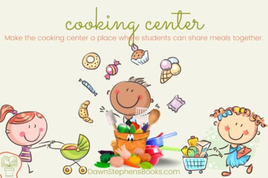 the cooking center should be a place students can share meals together