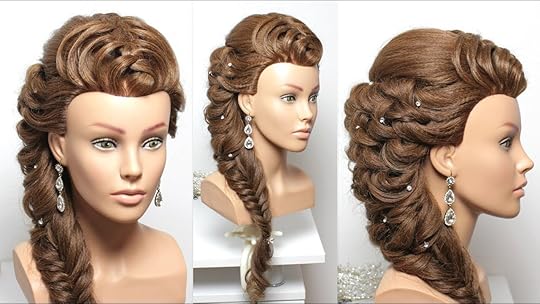 Beautiful Fancy Hairstyle For Long Hair - YouTube
