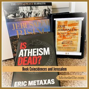 Is Atheism Dead, Jerusalem Rising, Our Jerusalem book covers
