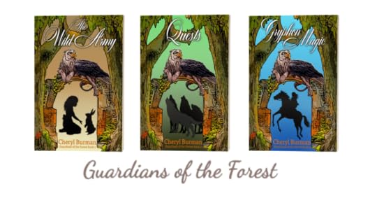 Covers of Guardians trilogy