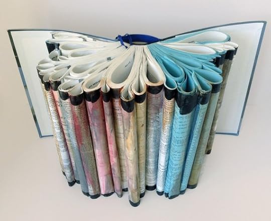 Butterfly Book Sculpture by Abadova