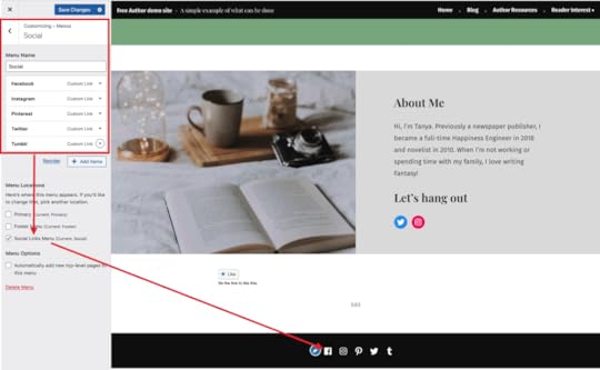 Integrate Social Media - Social Media Menus
