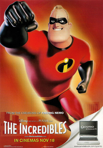 Bob Parr, Mr. Incredible in The Incredibles (2004), 15,