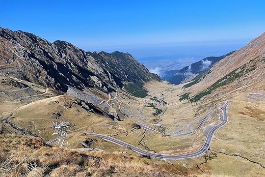 The Transfăgărășan, a road known for frequent grizzly bear sightings in Romania