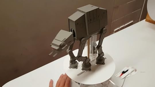 Walking 3D Printed AT-AT From Star Wars