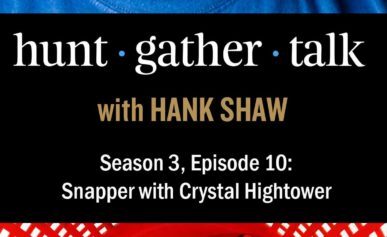 Hunt Gather Talk podcast art snapper episode