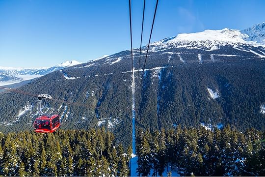 The Peak 2 Peak connects Blackcomb and Whistler and is the longest free span gondola in the world.
