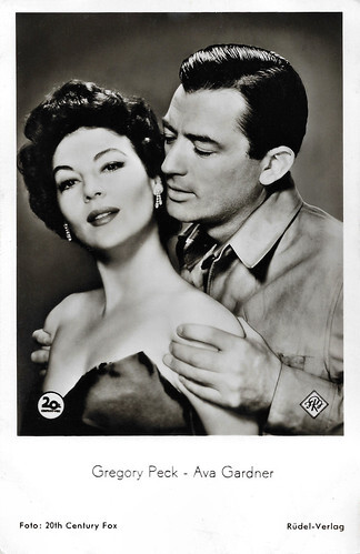 Ava Gardner and Gregory Peck in The Snows of Kilimanjaro (1952)