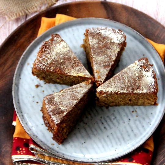 Spiced Prune Almond Cake