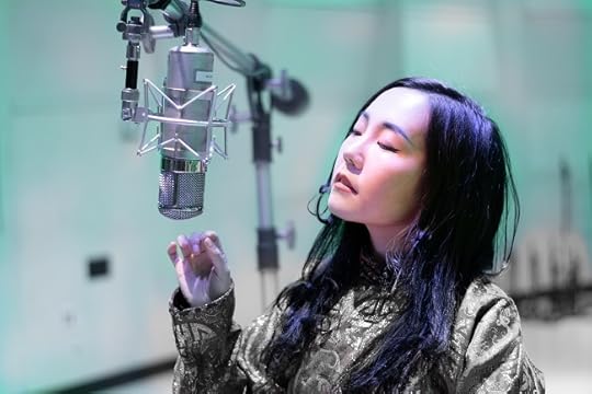 Úyanga Bold in the studio